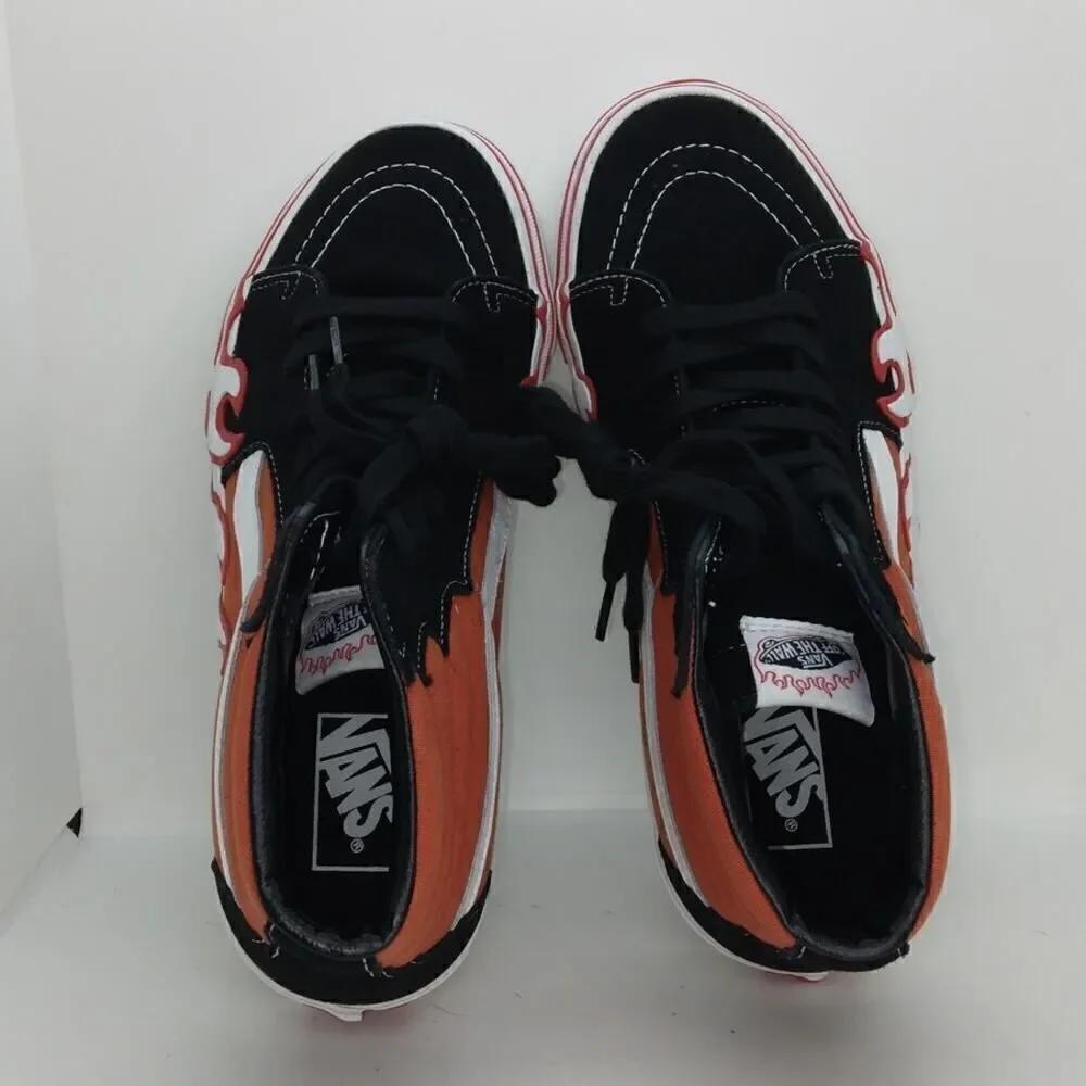 VANS SK8 Mens NEW w/Tags Hi-Top Burnt Orange/Black Sneakers - sz. 9 1/2 1/2